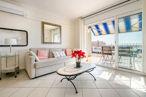 Top Airbnb: Apartment with Roses/Rosas canal view with parking en Roses