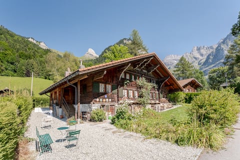 18th-century chalet, nature reserve, steam shower