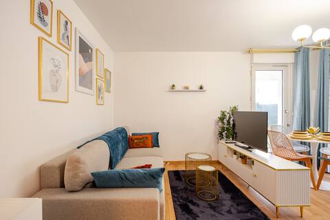 Garden apartment in city center