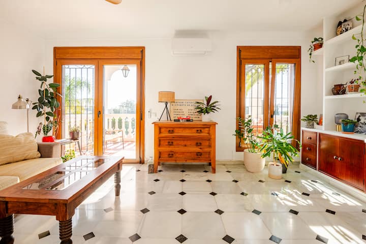 Villa Heated Pool & Bbq Near The Beach 5 Rooms - Malaga