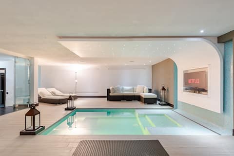 [Luxury Villa]5BDR+Hydrmasage+Cinema room+Gym+Pool