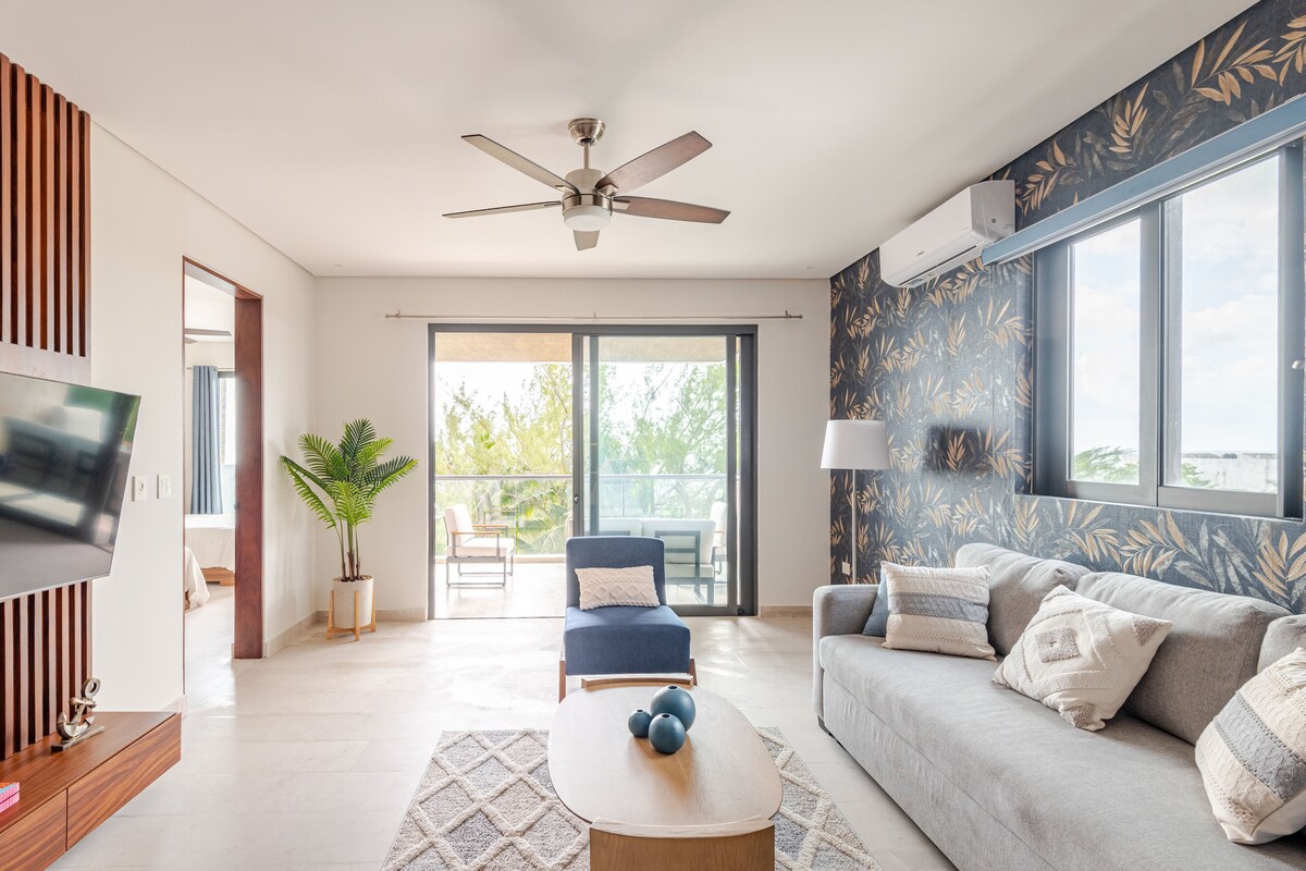 Anuncio de Airbnb popular: Beautiful apartment in the heart of Pto. Morelos en Pescadores