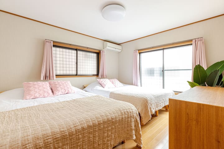 3LDK 13 guests.Direct bus to Narita and Haneda.