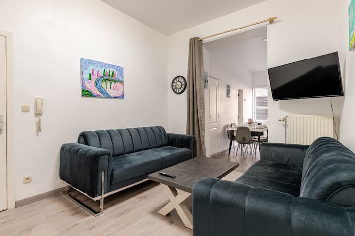 Ruim Appt. Wifi, Netflix & Keuken Bij Gare Du Midi - Uccle
