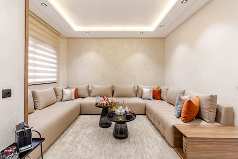 Top Airbnb: Calm & Luxury Design | Ultra-Fast Fiber | 2CH in Marrakech Safi / مراكش أسفي