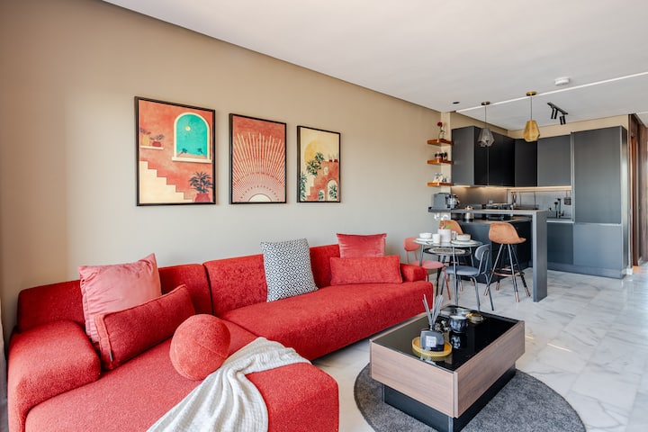  La comodidad moderna se encuentra con el estilo: ¡tu lugar perfecto para relajarse!