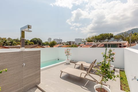 Romantic Rooftop Jacuzzi Villa | Sunset Views