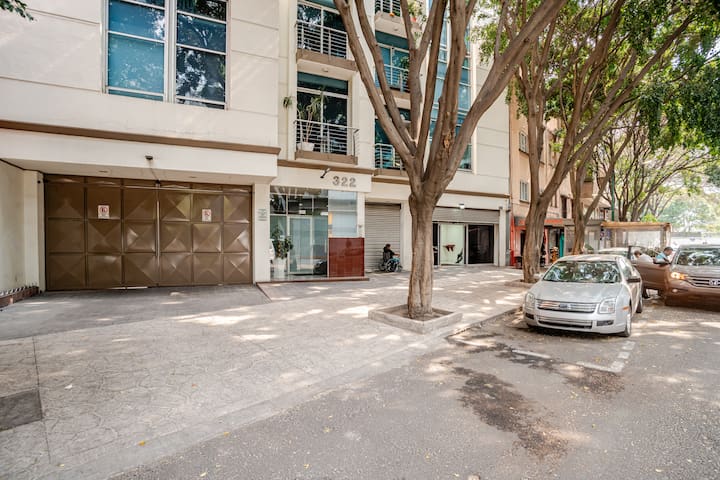 Depa Excelente Ubicación Seguridad 24/7WiFiParking