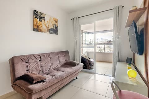 Top Airbnb: Beach Getaway - great location with Wi-Fi in Praia Grande