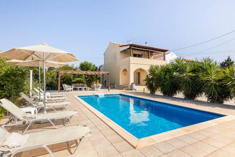 The Olive Garden - sea view and private pool