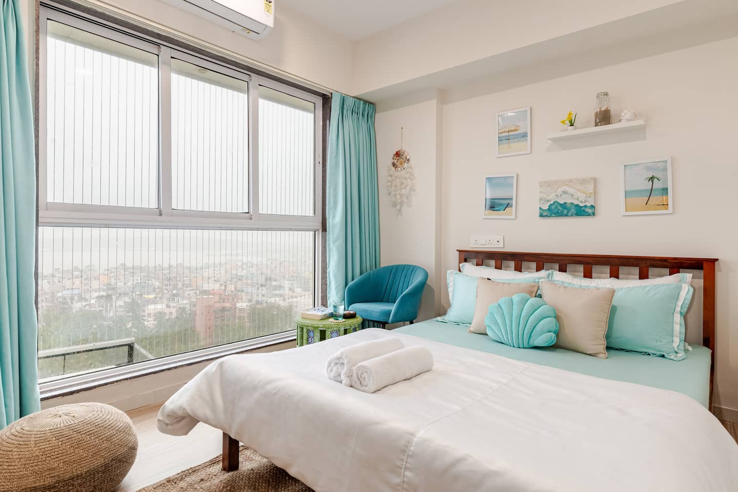 Specious 2Bhk Ocean view l Designed Coastal boho - 5