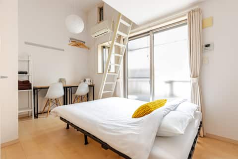 Quiet, convenient/6-min walk/Ueno & Skytree access