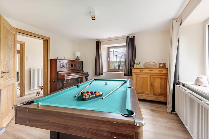 Gîte Cosy Avec Sauna Privé Et Billard - Liège