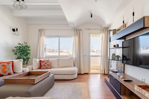 Successful Airbnb property: Large and Chic Apartment Maarif in Arrondissement Du Maârif ⵜⴰⴳⵣⵣⵓⵎⵜ ⵏ ⵍⵎⵄⴰⵔⵉⴼ مقاطعة المعاريف