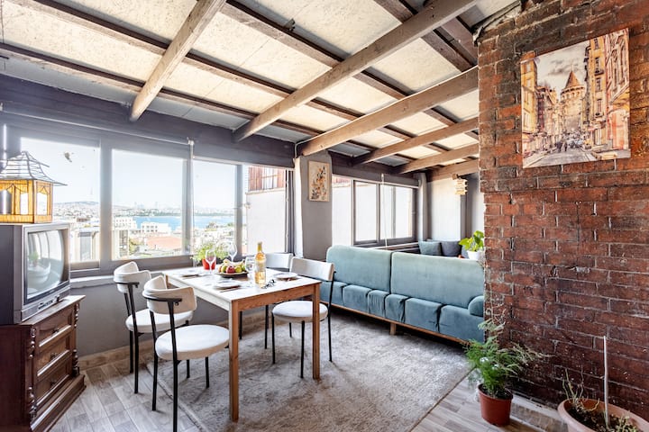 Bosphorus View, 2 A/c Flat - Cihangir