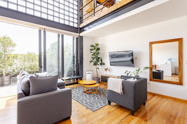 Cathedral Perfect View Loft (Ac In Each Room) - Puebla