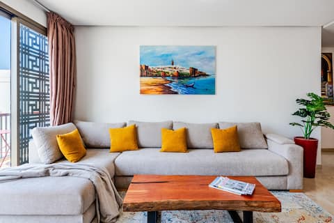 Successful Airbnb property: Beautiful apartment in the Marina of Salé-Rabat in Bab Lamrissa