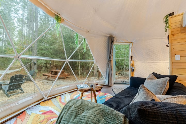 Soluna Geodome 1: Springs, Stargazing, Firepit, Ac - Gilchrist Blue Springs State Park, High Springs