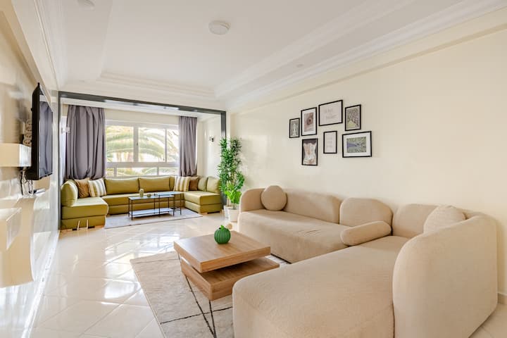 Authentic & Spacious 2 Bedrooms Heart Of Rabat - Rabat