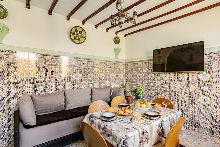 Riad Statia 4 Vue Mer. Terrasse & Fibre Optique - El Jadida