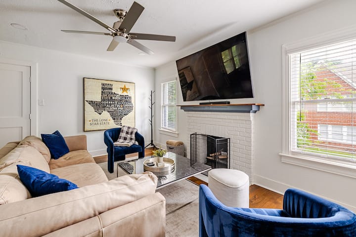 Greenville Walkable 2br Loft | King Bed + Peloton - Dallas
