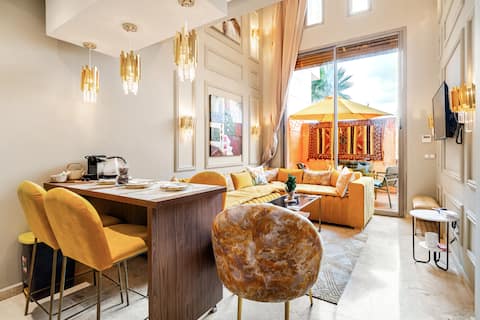 Successful Airbnb property: Quiet Marrakech Home • Pool • Near Gueliz •Terrace in Arrondissement De Gueliz مقاطعة كليز
