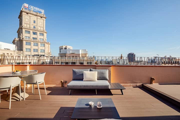 ÁTico Con Terraza 50 M² Rambla Cataluña Barcelona - 바르셀로나