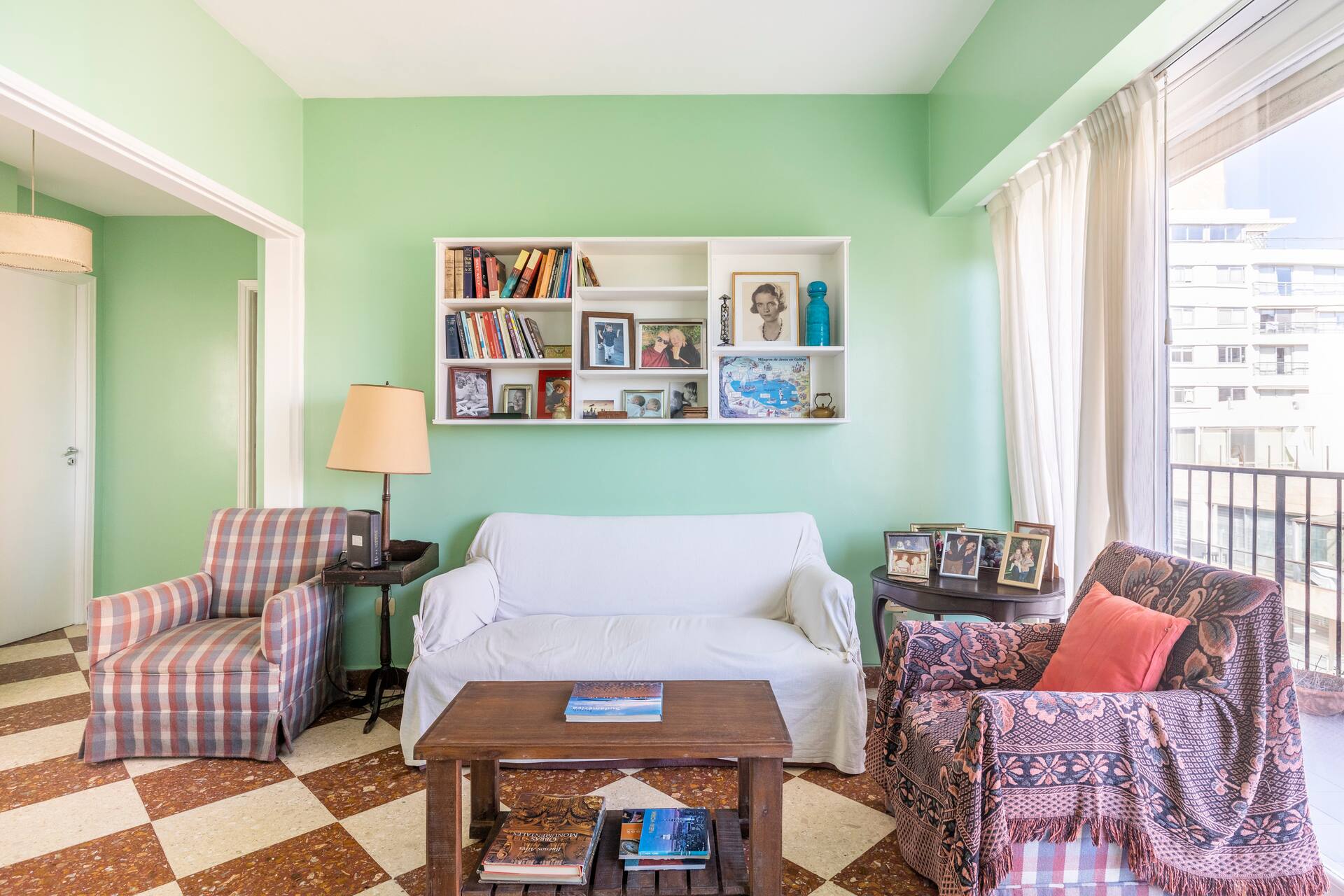 Quarto com banheiro privativo em apartamento de 3 quartos em Palermo