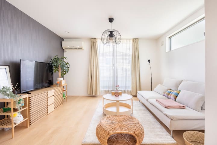 池袋|要町駅徒歩5分|4寝室|MAX10名|105㎡で広々|ファミリー・グループ旅行に最適|駐車場