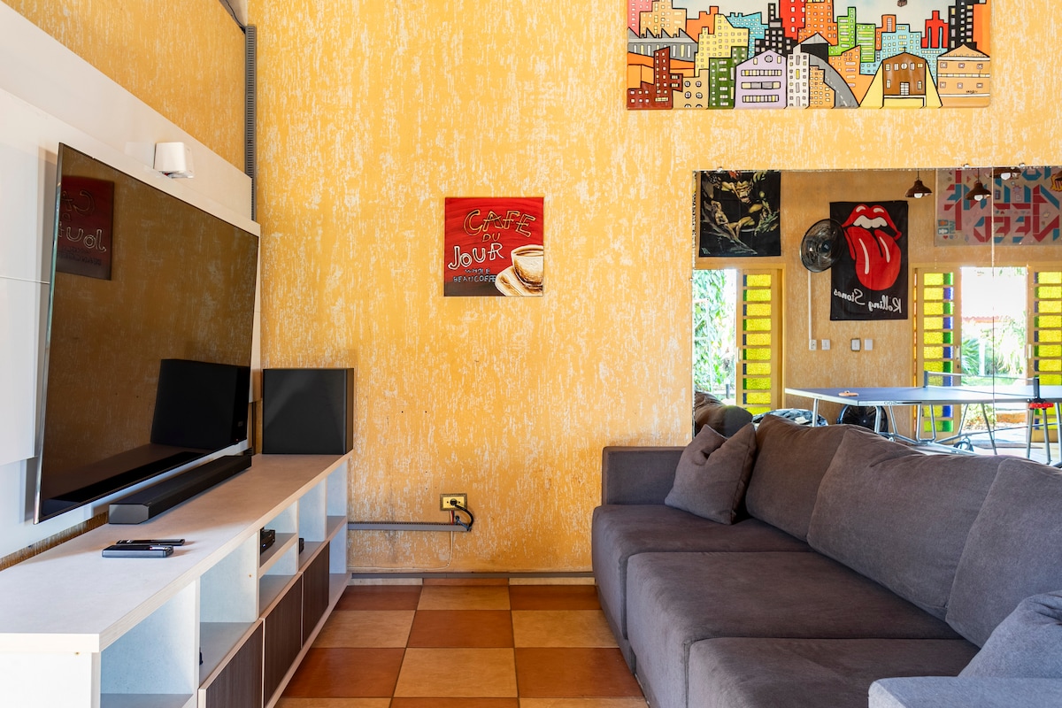 Salão de Jogos - Chácara em Boituva | Aluguel Temporada Interior SP