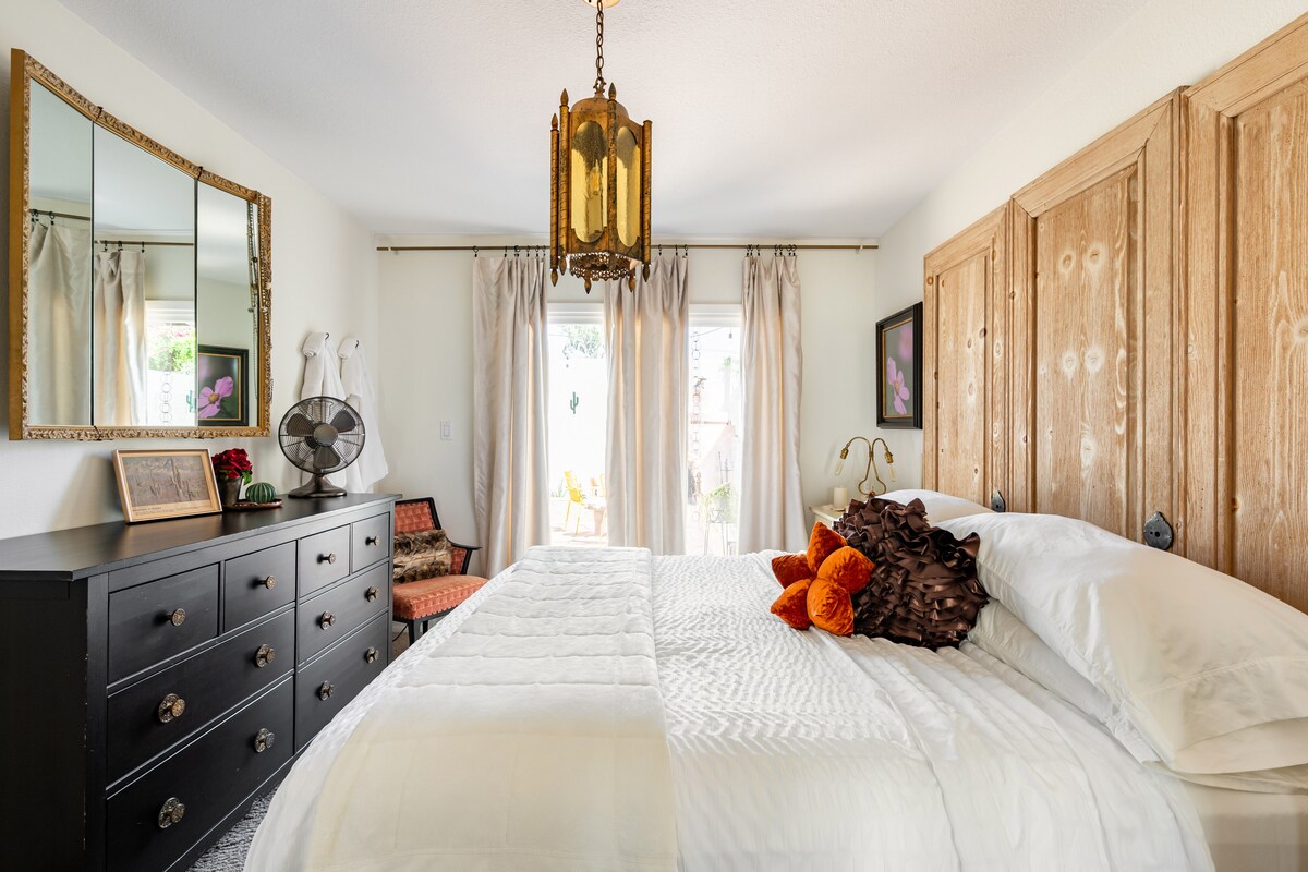 Puertas correderas al patio trasero.