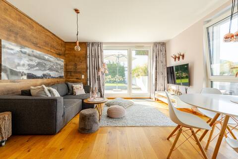 Modernes Alpenappartment mit grandiosem Blick