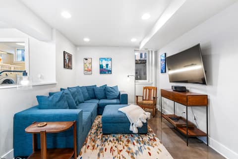 Popular Airbnb listing: Expansive Remodeled Basement Apartment in Capitol Hill in Capitol Hill