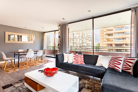 Modern 3B3B Luxury Apt in The Heart of Las Condes