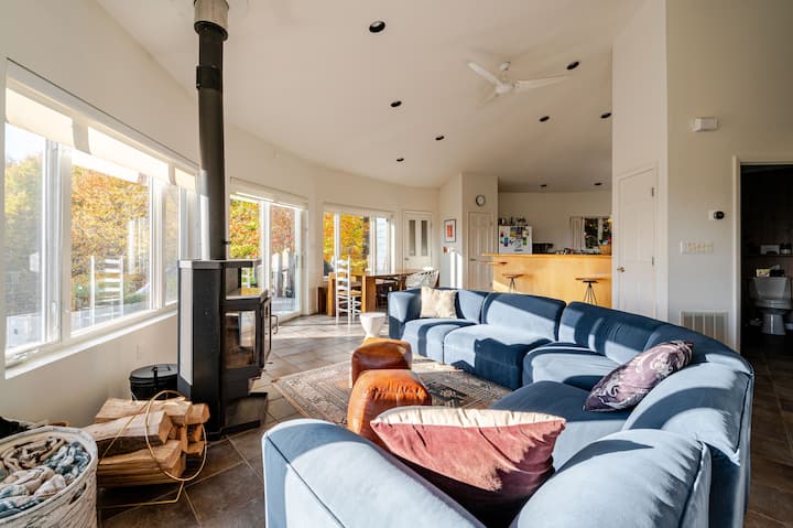 Tranquil, Modern Retreat W/ Great Views, Sauna - Roxbury, NY