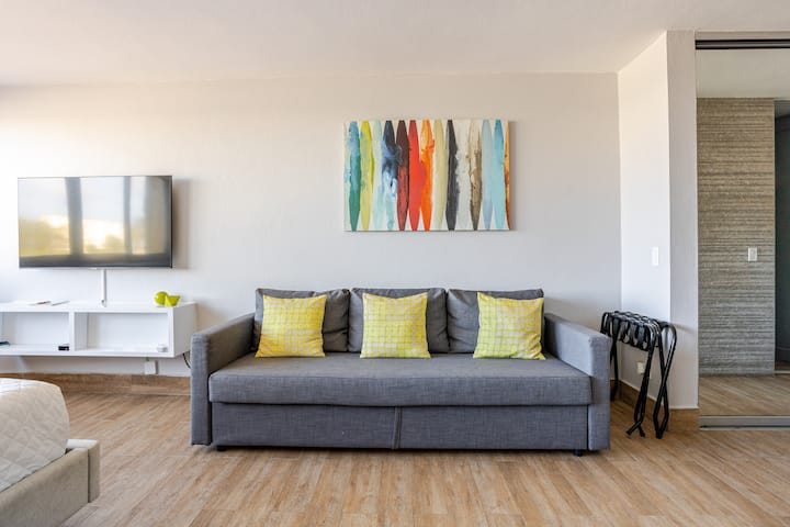 ☀️8min Sju ✈️ Spectacular Beachfront Loft Pro-clean⭐️ - San Juan