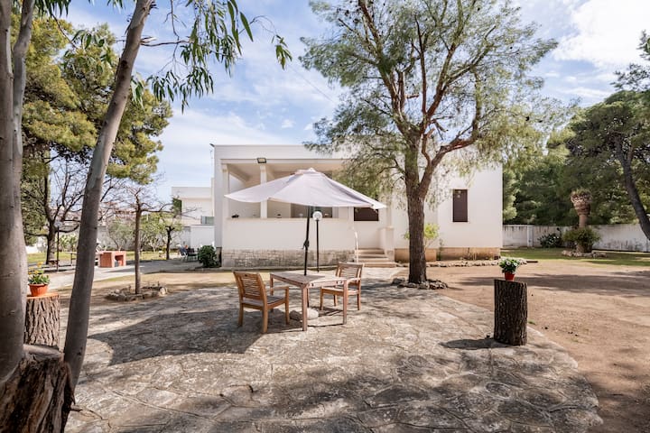 Villa between nature and sea