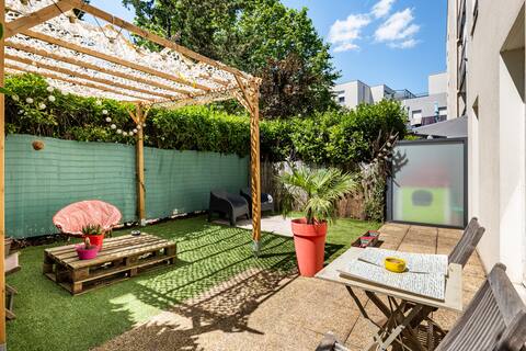 Apartment fully-equipped with garden and wifi