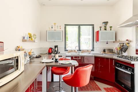 Studio in the countryside, independent, single-story, quiet