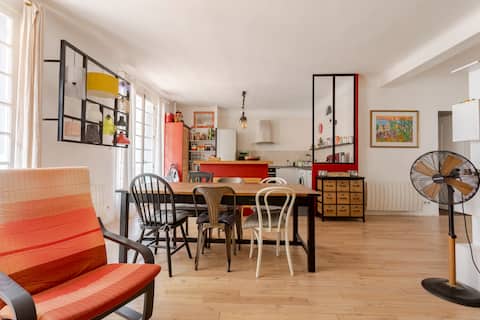 Vast apartment 100m2, Train Station, Place de la Liberté