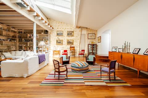 Top Airbnb: Loft in the heart of the Chartrons à Chartrons Grand Parc Jardin Public