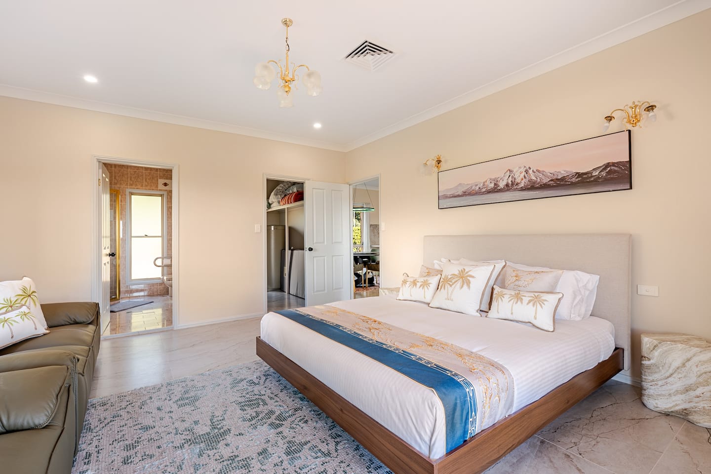 Lake-facing Lakeview Ridge bedroom