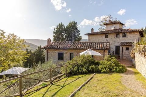 Tuscan vineyard house, near Florence