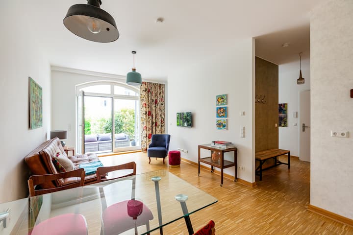 Super Lage Sehr Charmantes Studio Mit Terrasse - Leipzig