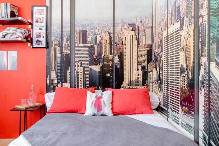 Lit Queen size chambre 2