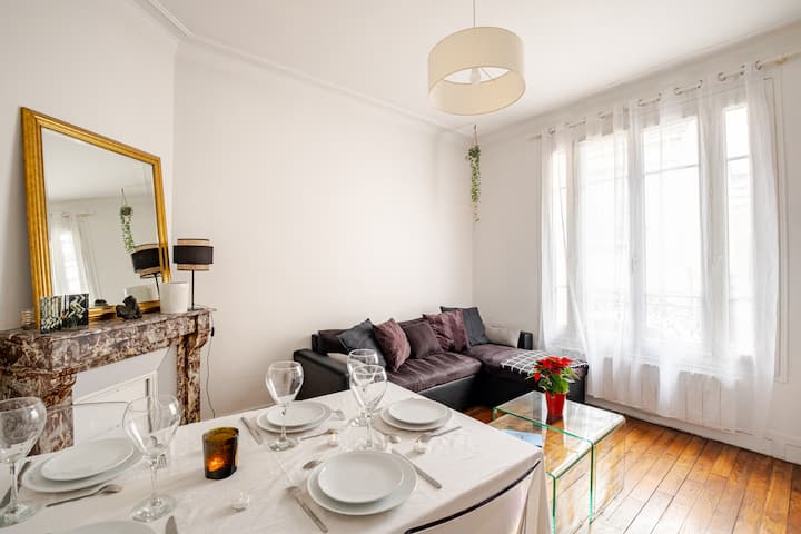 Paris In 10 Min, Chic Art Collectors Apartment - Puteaux