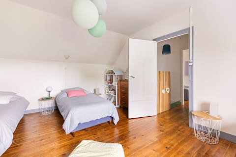 Family house near Bénodet with swimming pool