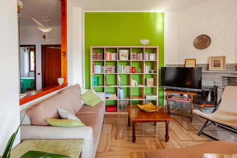 Mavi's house, on a hill, lake view