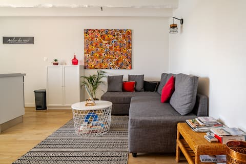 Successful Airbnb property: 40 m2 duplex apartment on the port of Erquy in Erquy