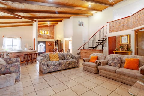 The house is quiet and spacious